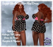 Sugar Skulls Bustier Mini Dress by COVETED!
