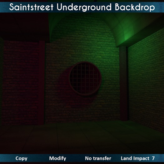 Saintstreet Underground Backdrop (Wear me/Unpack)