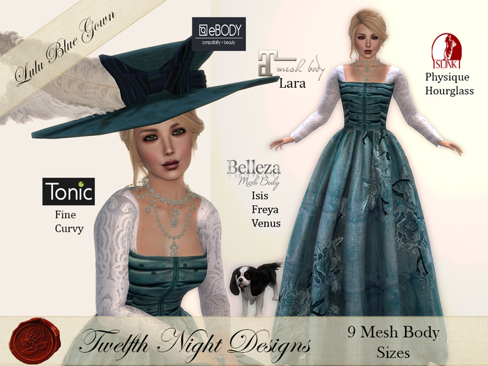 Lulu Blue Gown