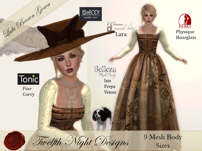 Lulu Brown Gown