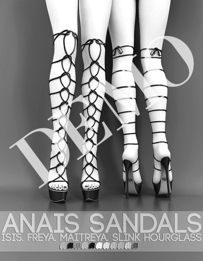 DEMO - Pure Poison - Anais Sandals [BOXED]