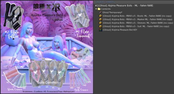 #2{Ghoul} Kojima Pleasure Bots - ML - Fallen RARE