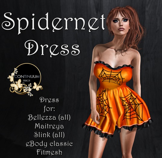 Continuum Spidernet dress