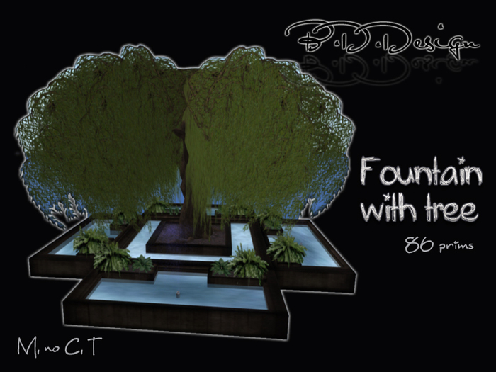 .::B.D.Design::Fountain with tree