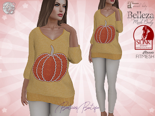 Yellow - Beige Pumpkin Outfit