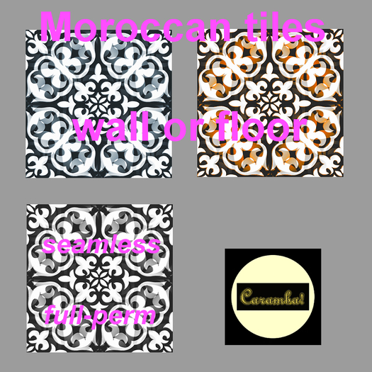 Moroccan tiles - wall or floor