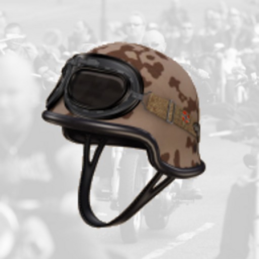 Geman Desert camo pattern helmet