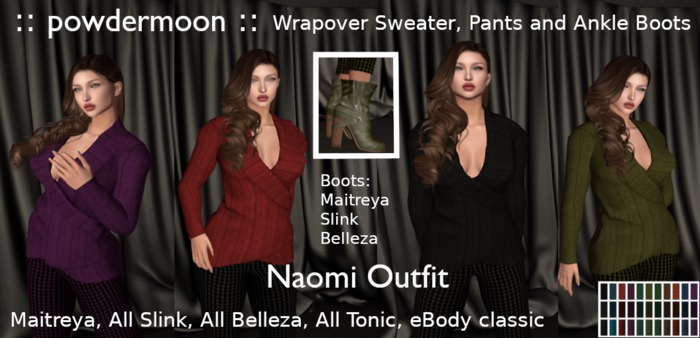 powdermoon - Naomi Sweater Outfit With HUD