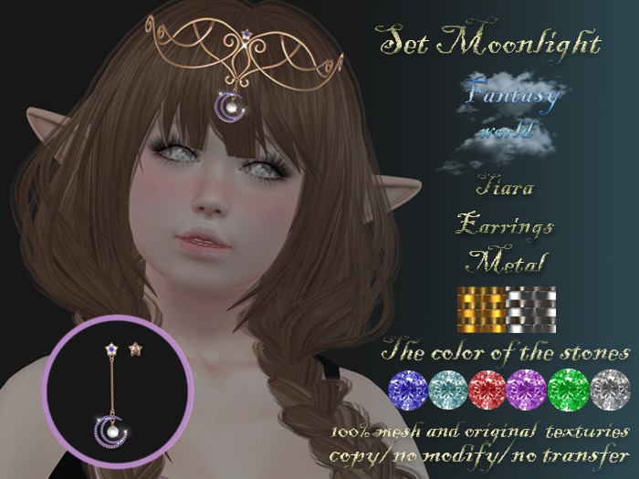 {Fantasy world} Set moonlight