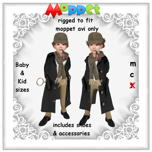 Moppet Detective Costume Set