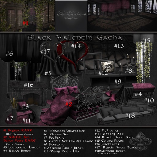 #2..::OA - M.E.O::..  [BV] ADULT Bed - Bento Poses RARE