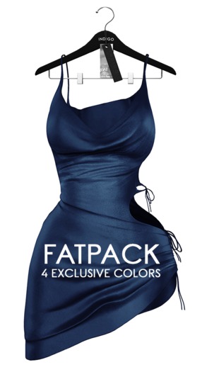 INDIGO - Behati Drawstring Satin Mini In Fatpack