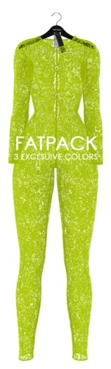 INDIGO - Aout Lace Catsuit In Fatpack