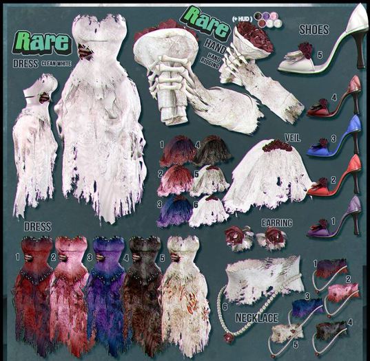 `M.BIRDIE / HalloweenCostume B : DeadBride. NECKLACE 4