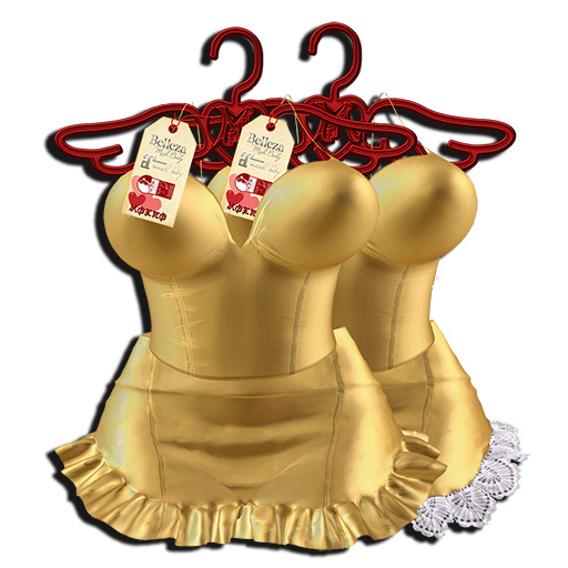 MOEKO Emily Satin & Lace - Gold 50% OFF