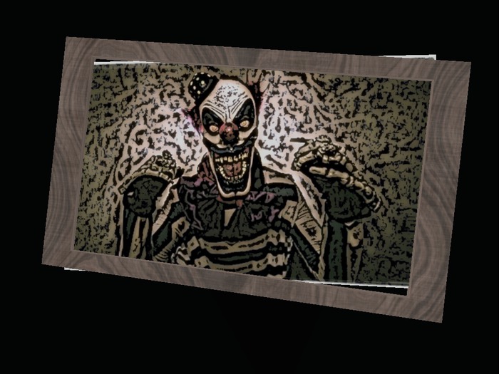 (WAFDH)Monster clown wall art