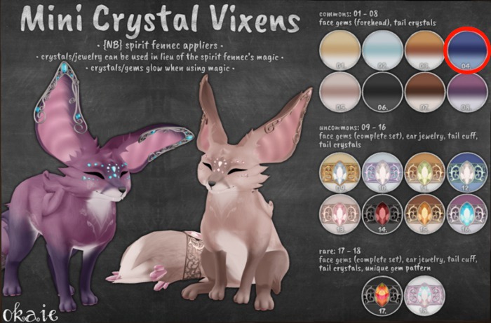 .04 Common / .{o}. Mini Crystal Vixen (VOUCHER)