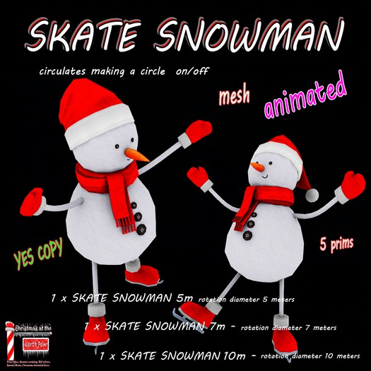 SKATE SNOWMAN