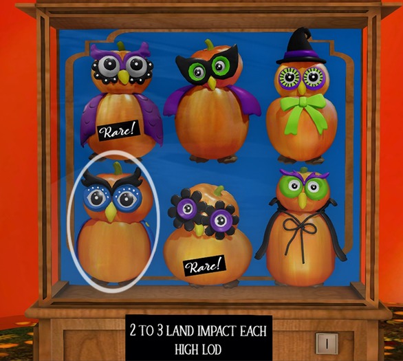 Townies Mesh Halloween Owl "Celestial"