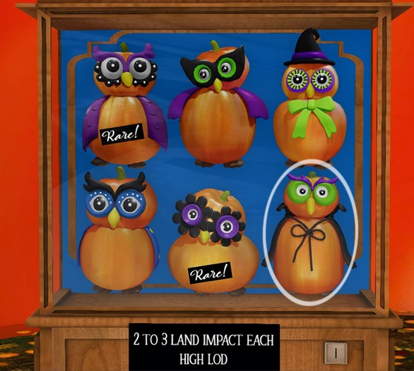 Townies Mesh Halloween Owl "Count"