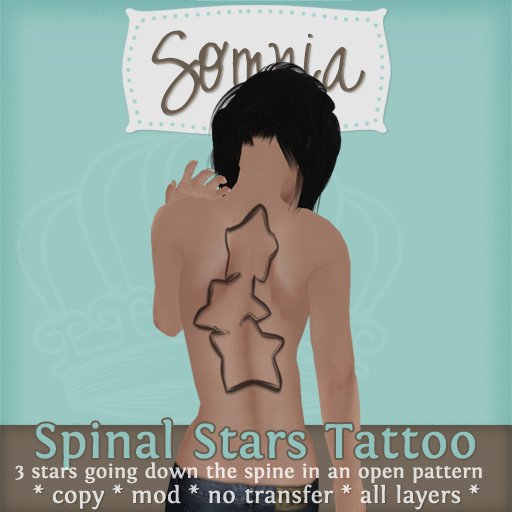 .: Somnia :. Spinal Stars Tattoo {BOXED}