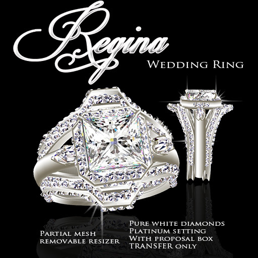 Exquisite Regina Platinum Wedding Ring Maitreya