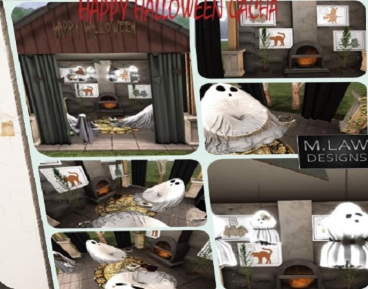 .:M.LAW:. Happy Halloween gazebo one RARE