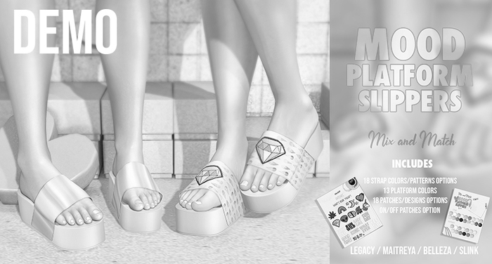 EVIE - Mood Platform Slippers DEMO