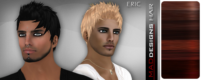 MADesigns HAIR ~ ERIC ~ Red