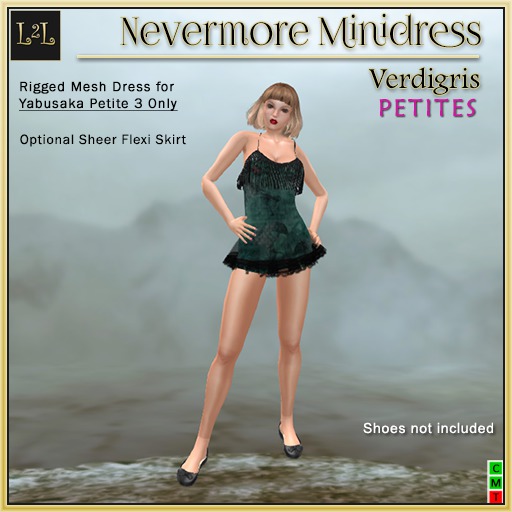 L2L Petite Nevermore Minidress, Verdigris