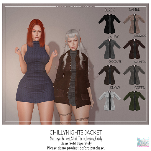Xxxtasi - ChillyNights Jacket {Camel} [ADDME]
