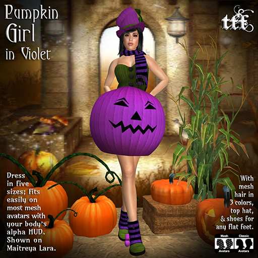 TFF Pumpkin Girl in Violet