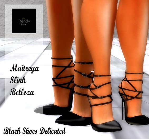 58 - Black Shoes  Delicated