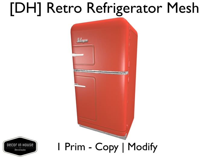 Retro Refrigerator Mesh 