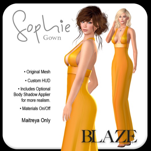 Blaze - Sophie Gown - Gold