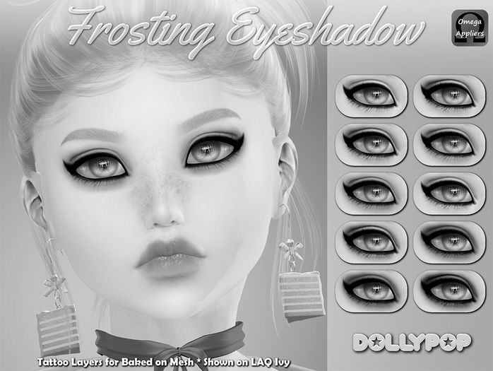 ~Dollypop~ Frosting Eyeshadow BOM & Omega Freebie Demo (LAQ FIT