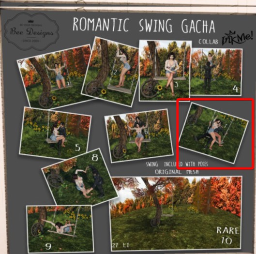 Bee designs /Inkme Swing Pose 7