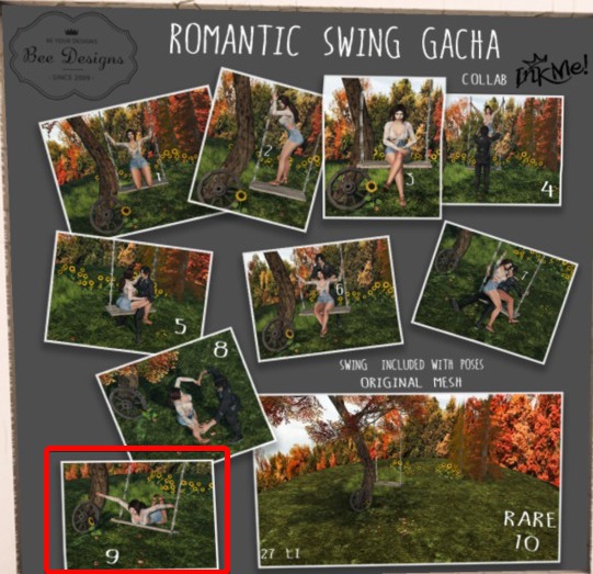 Bee designs /Inkme Swing Pose 9