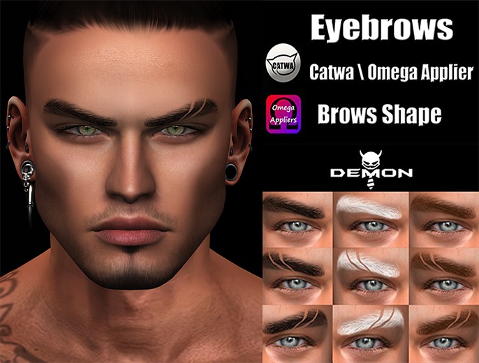 Eyebrows -  Catwa / Omega Applier 48