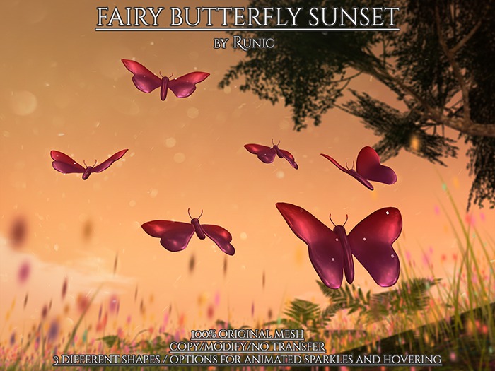 .: Runic :. Fairy Butterfly Sunset