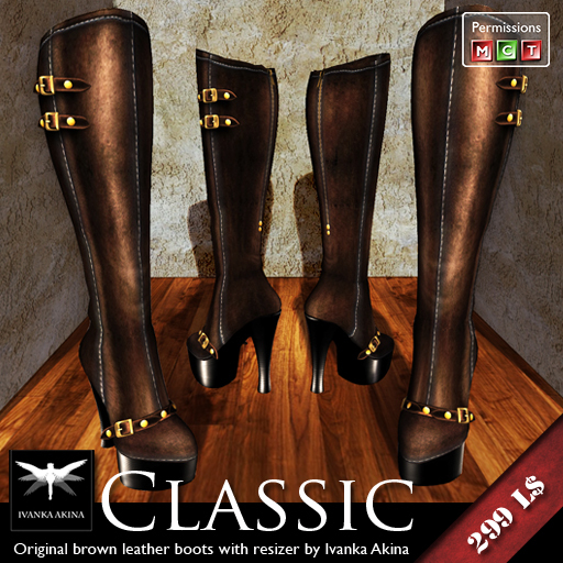 *IA*Classic - brown leather boots
