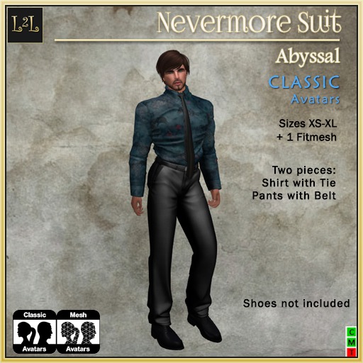 L2L Men's Nevermore Suit, Abyssal