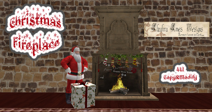 Christmas Fireplace 2 (Box)