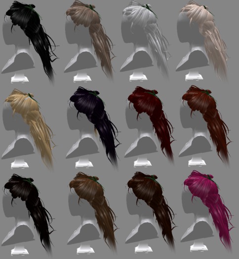 Chonmage Full Hairs Ronin Wild Open & Long