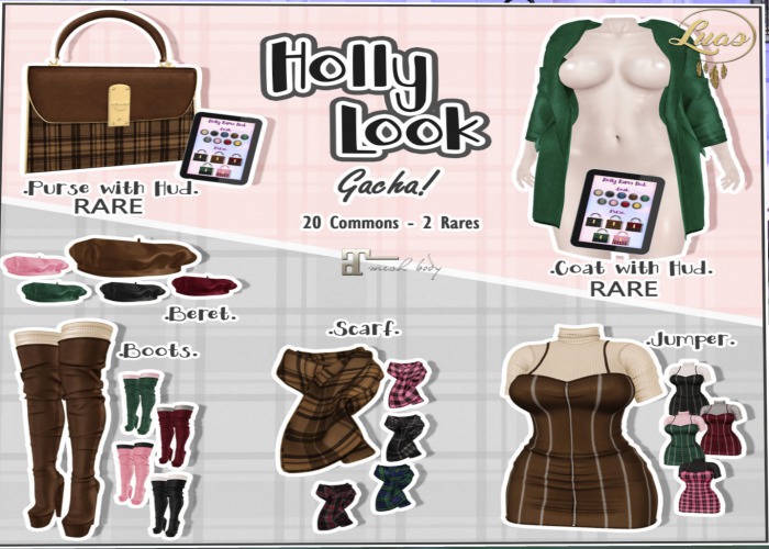  'Luas Holly Beret Garnet'