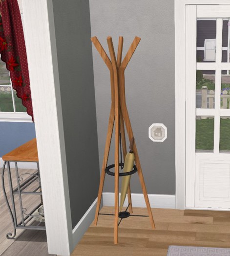 Coat Rack with Umbrella