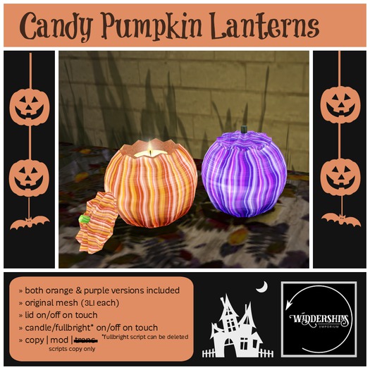 Widdershins - Candy Pumpkin Lanterns