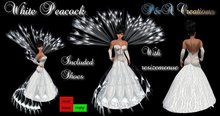 P&A Creations White Peacock