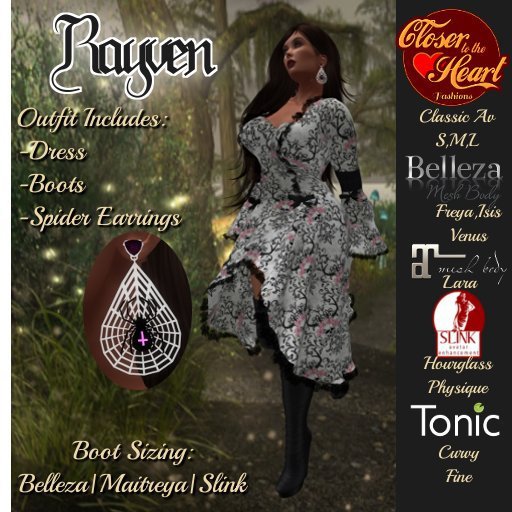 Rayven Dress Outfit**