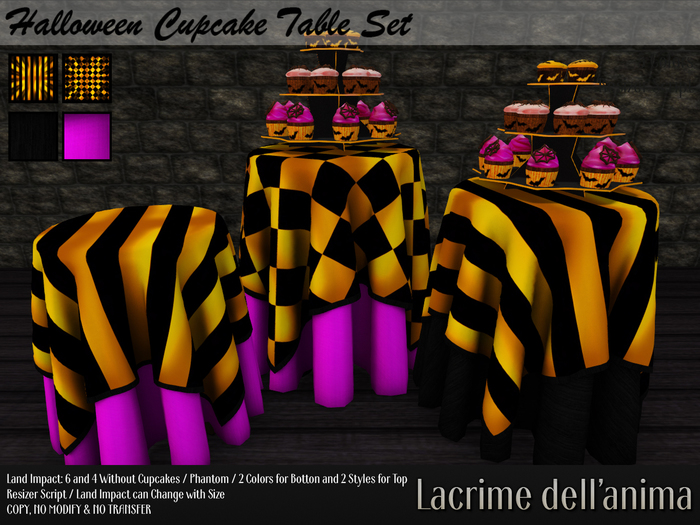 LDA (Box) - Halloween Cupcake Table